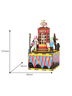 Музыкальная шкатулка Телефонная будка Robotime AM401 2