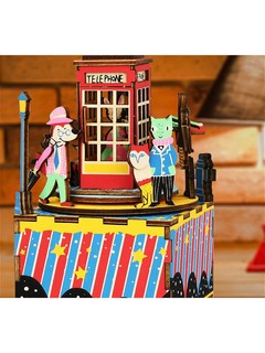 Музыкальная шкатулка Телефонная будка Robotime AM401 5