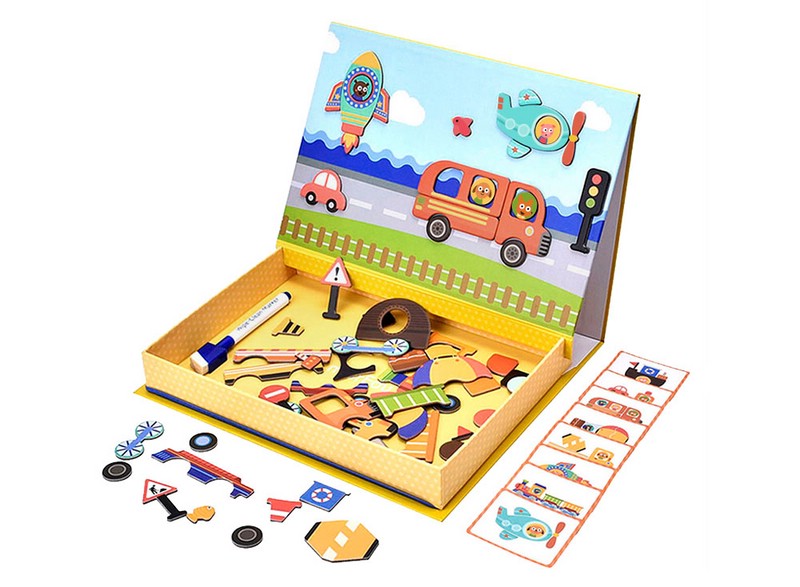 Магнитная игра 'Транспорт' MierEdu (ME034R)