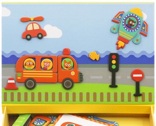 Магнитная игра 'Транспорт' MierEdu (ME034R) 6