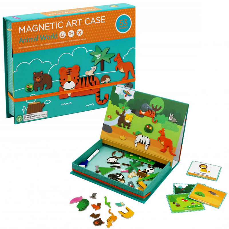 Mieredu. Магнитная игра 'Мир животных'