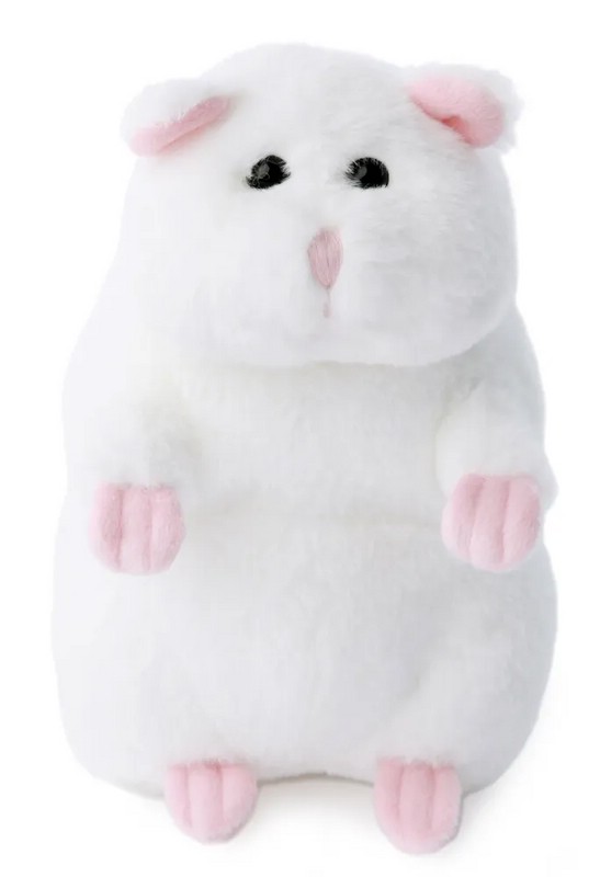 Хомяк, 20 см, белый, Lapkin