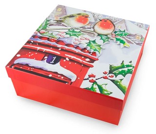 Коробка упаковочная квадратная 