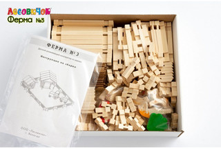 Деревянный конструктор Лесовичок 'Ферма' №3, 170 деталей 5