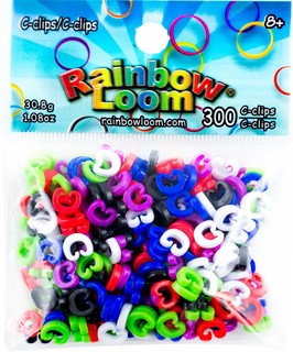 С-клипсы Rainbow Loom для плетения браслетов из резиночек