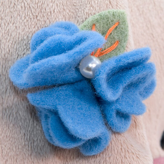 Зайка Ми большой в жилетке 34 см 4