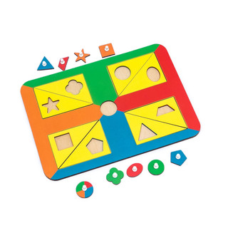 WOODLAND Рамка-вкладыш Монтессори 'Вкладыши-трафареты'