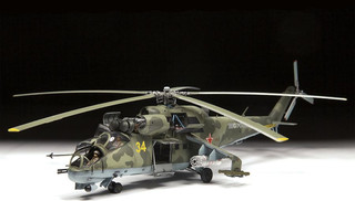 Авиамодель Звезда 'Советский ударный вертолет Ми-24П', 7315 6