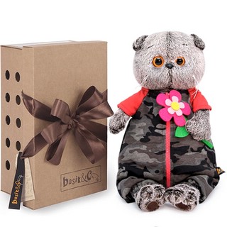 Басик в камуфляжном комбинезоне 19 см 6