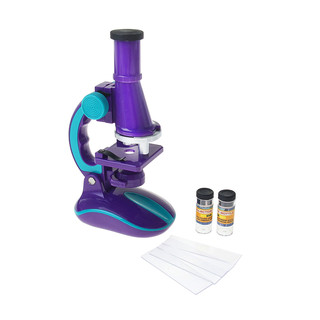 Микроскоп Юный профессор с аксессуарами C2127 Maya toys, цвет фиолетовый