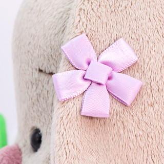 Зайка Ми с белыми тюльпанами 32 см 4