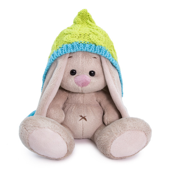 Зайка Ми в шапочке с кисточками 15 см