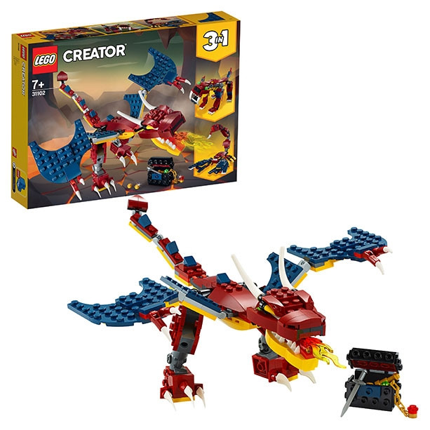 LEGO Огненный дракон