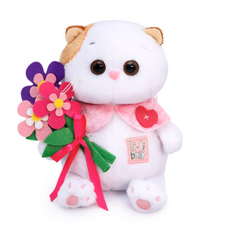 Ли-ли Baby с цветами из фетра 20 см 1