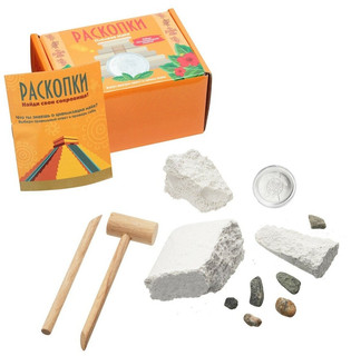 Набор для проведения раскопок с монетами 'Племена Майя' 2