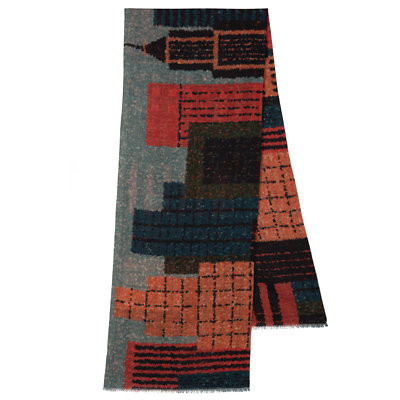 Павловопосадский шарф '10670' шерсть, 40х190 см, артикул 10670-5