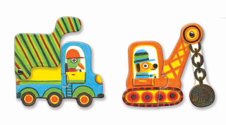 Djeco Пазл для малышей Машинки 2