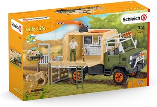Schleich Игровой набор Большой ветеринарный спасательный грузовик 42475 16
