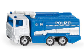 Машина полицейская с водомётом, цвет белый+синий