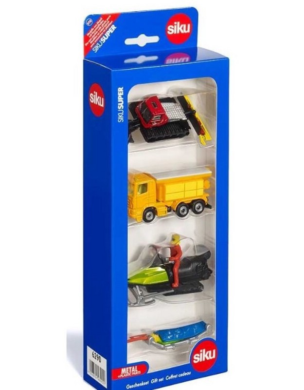 Набор зимнего транспорта, 4 предмета