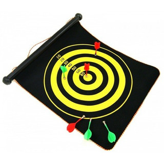 Дартс магнитный в тубусе, большой Эврика, цвет чёрный, жёлтый 1