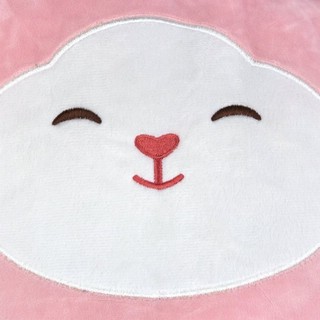 Игрушка-подушка 'Спящий зайка' (розовый большой) 3