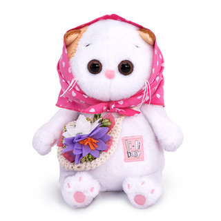 Ли-ли Baby в косыночке и с корзинкой 20 см