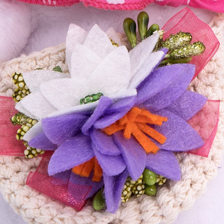 Ли-ли Baby в косыночке и с корзинкой 20 см 4