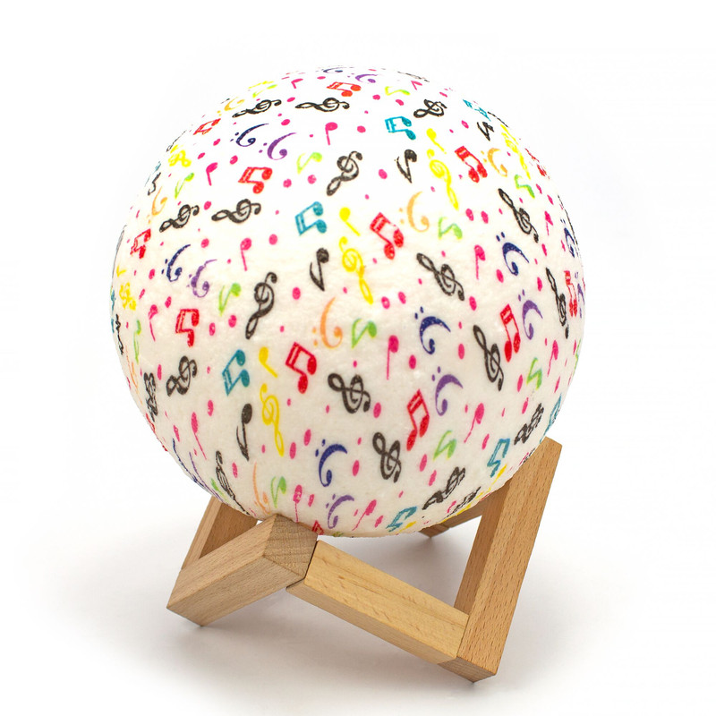 Лампа-ночник Sfero 'Музыкальное настроение' 3 цвета, сенсорная, d15 см