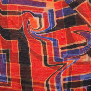 Павловопосадский платок синий 100% шерсть 115-115, артикул 10655-14 2