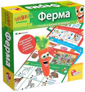 Обучающая игра Lisciani Ферма с интерактивной Морковкой