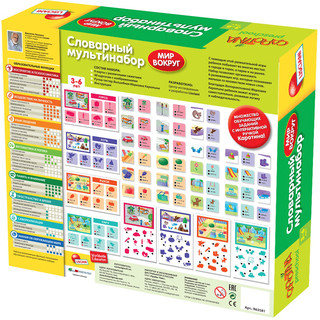 Обучающая игра Lisciani Словарный мультинабор Мир вокруг 2