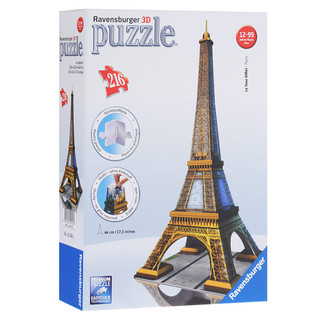 Пазл Ravensburger 3D 'Эйфелева башня', 216 деталей