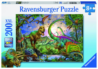 Пазл Ravensburger 'Мир динозавров' XXL200 шт коробка арт.12718
