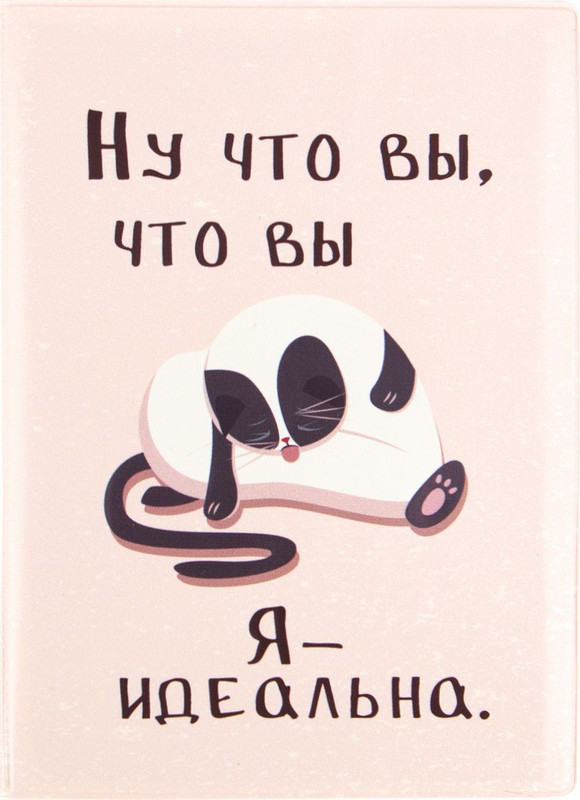 Обложка для автодокументов Kawaii Factory Идеальна, бежевый, KW063-000097