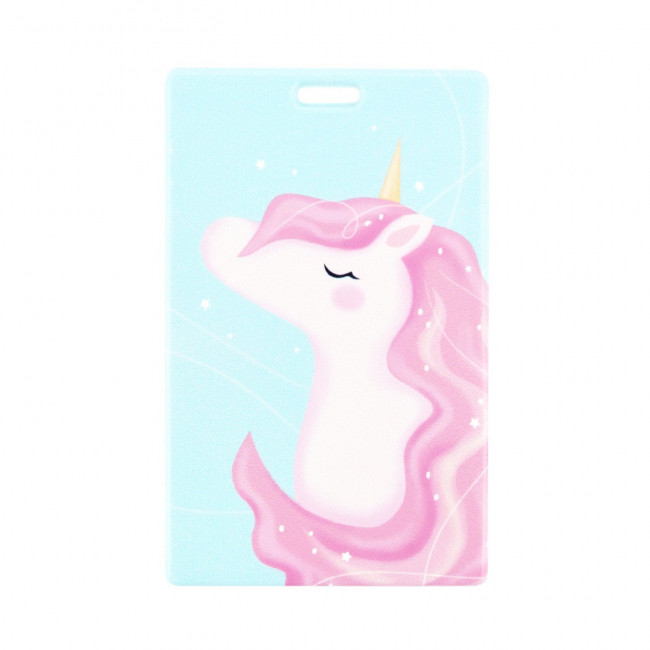 Чехол для магнитной карты 'Единорог' (розовый), артикул 