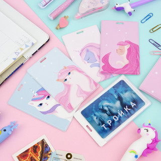 Чехол для магнитной карты 'Зеленоглазая кошечка', артикул  3