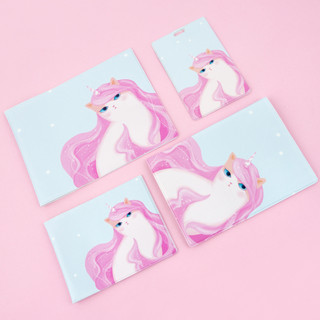 Чехол для магнитной карты 'Зеленоглазая кошечка', артикул  4