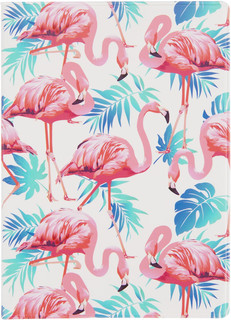 Обложка для паспорта Kawaii Factory 'Розовый фламинго'