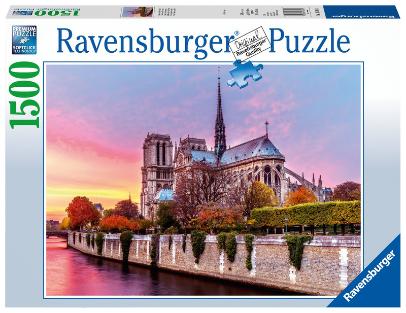 Пазл «Нотр Дам», 1500 деталей, Ravensburger