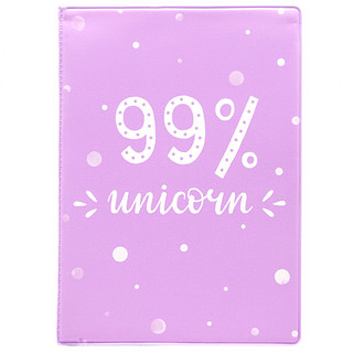 Обложка для паспорта '99% unicorn', артикул KW064-000296