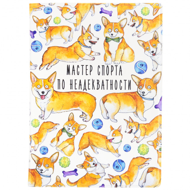 Обложка на автодокументы 'Мастер спорта по неадекватности', артикул KW063-000093