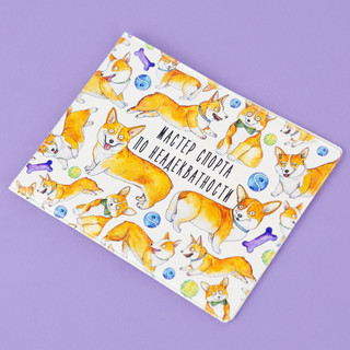 Обложка на студенческий 'Мастер спорта по неадекватности', артикул KW067-000133 3