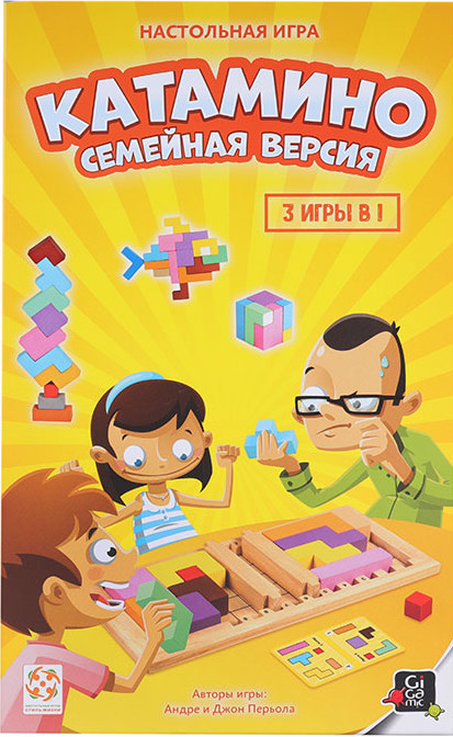 Настольная игра 'Катамино. Семейная версия' Gigamic, цвет разноцветный