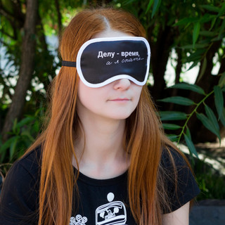 Маска для сна 'Делу - время', артикул KW189-000074 4