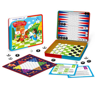 Магнитные настольные игры 4-в-1 Magneticus