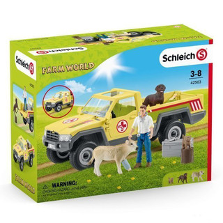 Набор игровой 'Визит ветеринара на ферму' Schleich