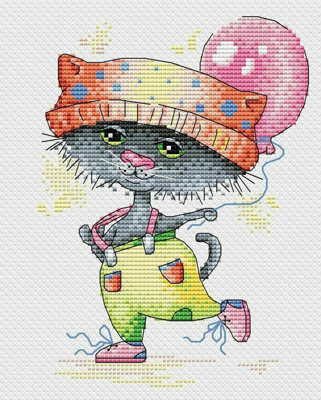 Набор для вышивания 'Мечтательная прогулка' мулине, 18х14 см, МП-Студия