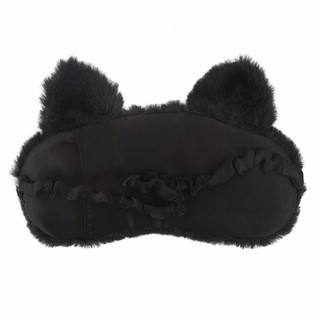 Маска для сна 'Пушистый кот' (черный) 2