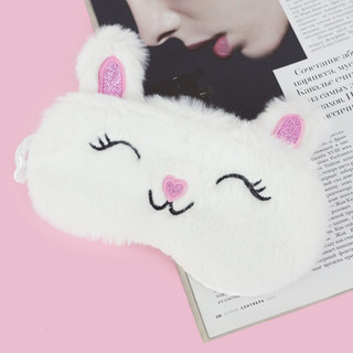 Маска для сна 'Зайка' (белая), артикул  3